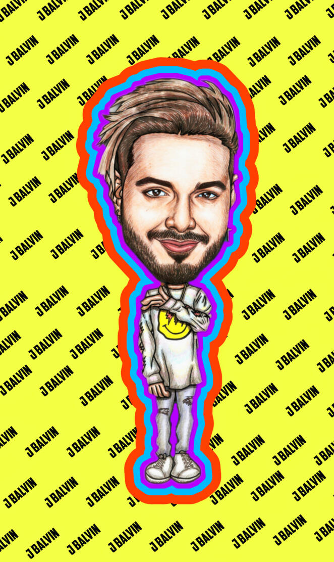 J Balvin colors