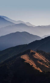 Sunrise in the mountai