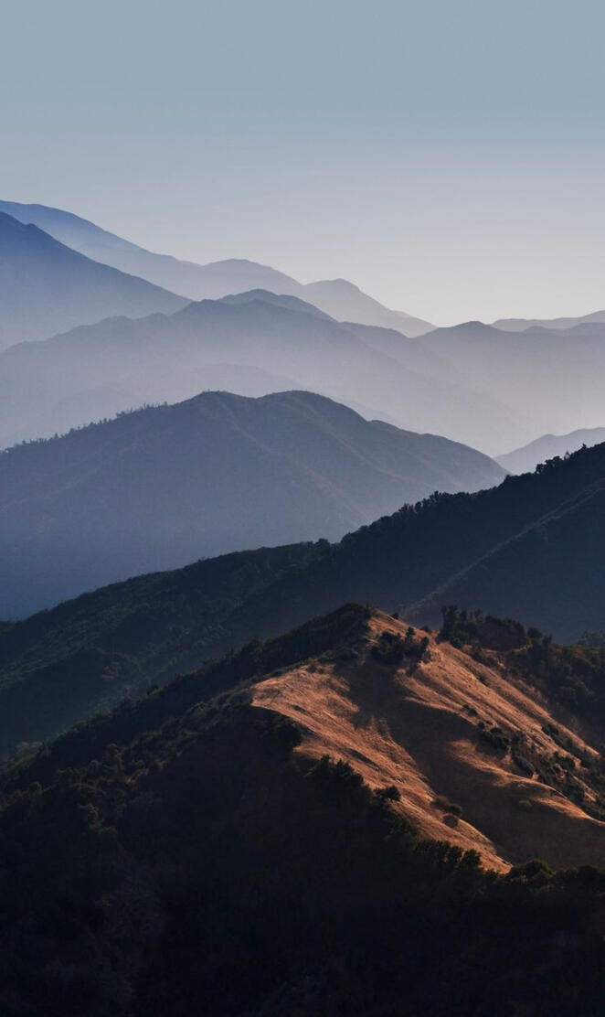 Sunrise in the mountai