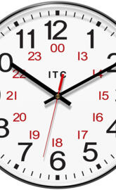 24 hours clock image