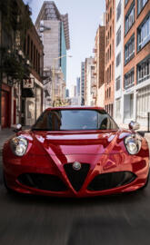Alfa Romeo 4C red