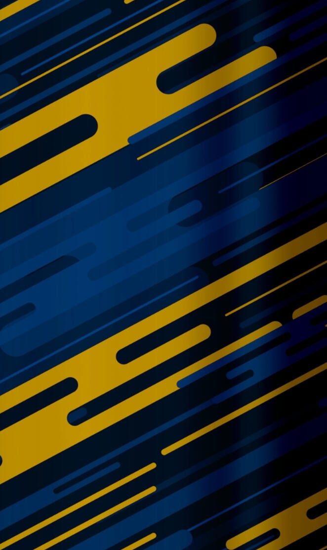 Blue and yellow patter