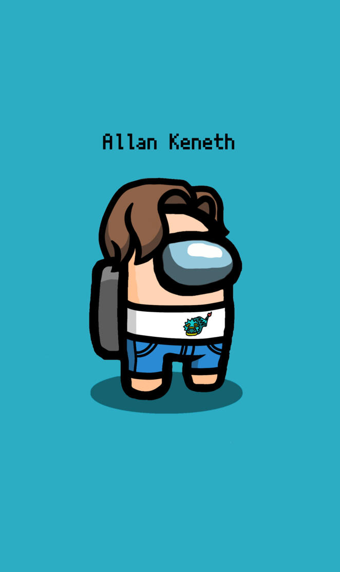 Keneth Among Us Blue