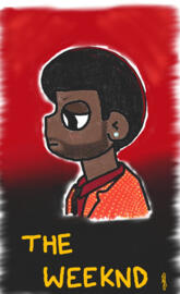The Weeknd cartoon