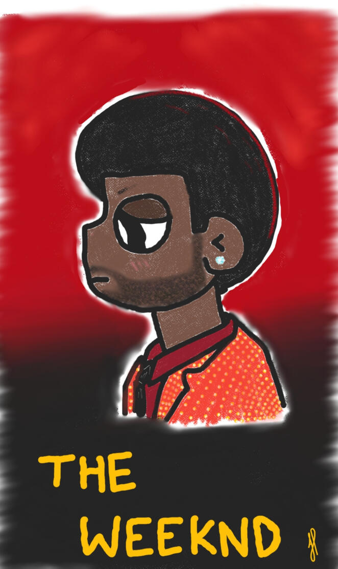 The Weeknd cartoon