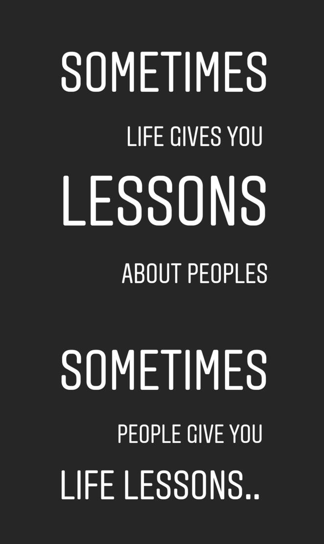 Lessons