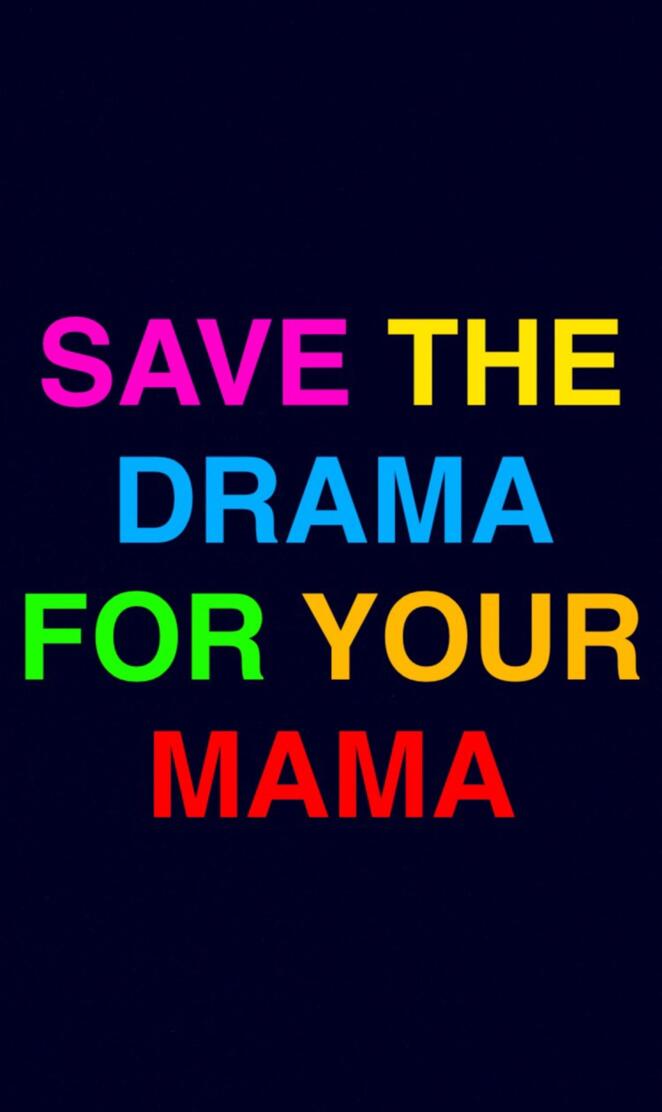 Save the drama