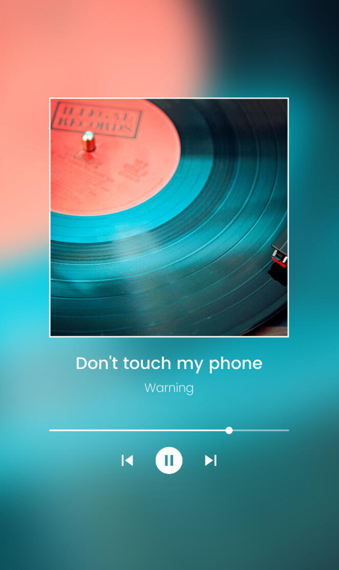 No tocar mi teléfono