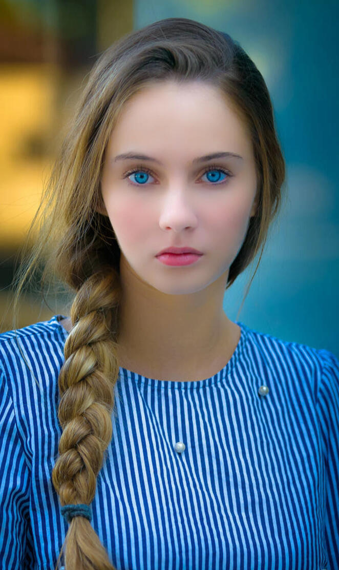 Beautiful blue eyes