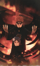 Pain e konan wallpaper