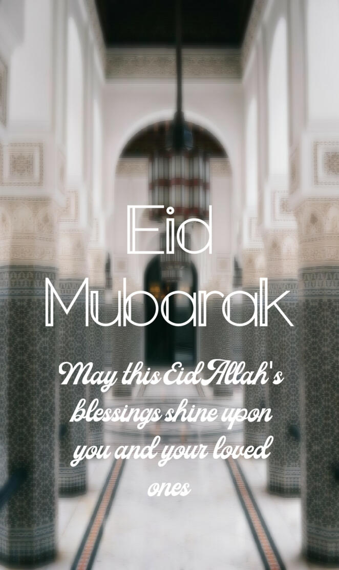 Eid Mubarak