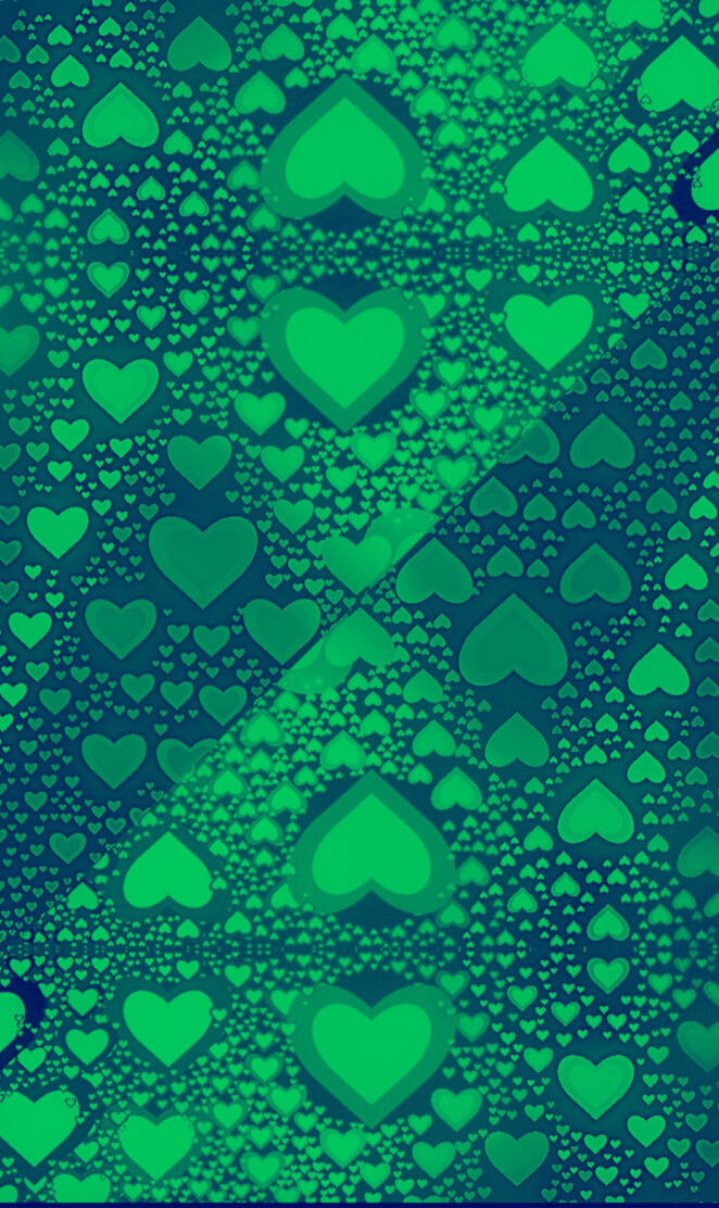 Green St Pat's Hearts