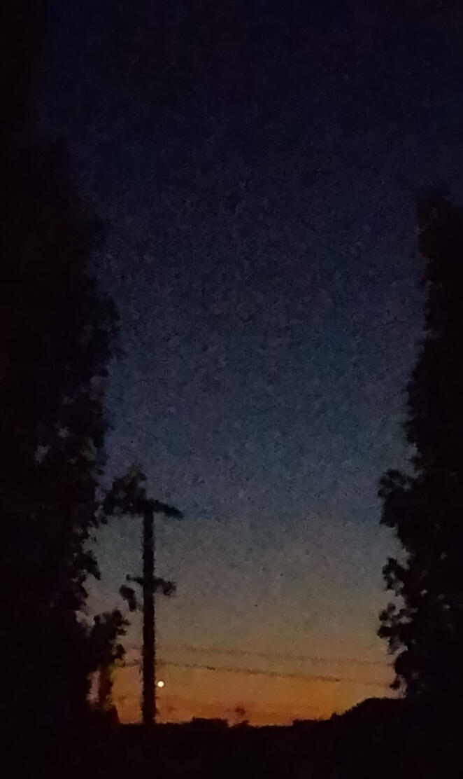 Amanecer en la ventana