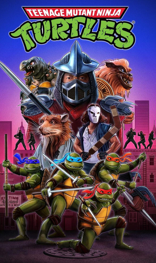 TMNT 1990 movie poster