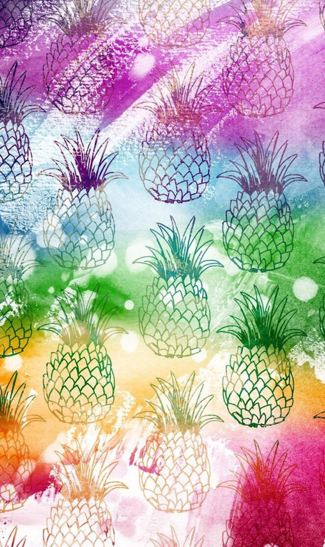 Rainbow Pineapples