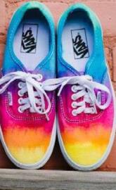 rainbow shoes