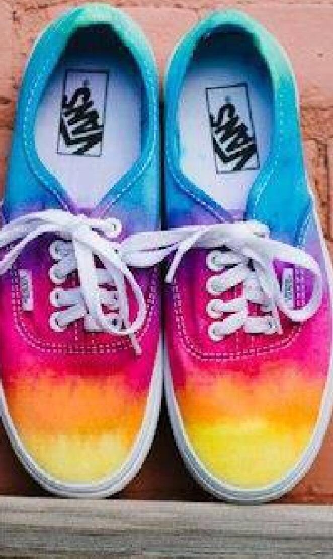rainbow shoes