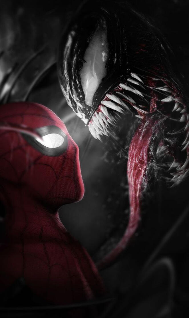 Venom and Spider Man 
