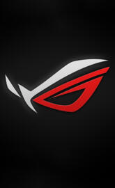 Asus ROG Logo in Black