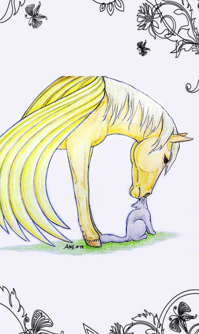 Pegasus and Cat art