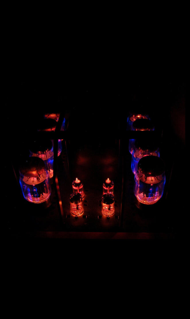 Glowing tubes