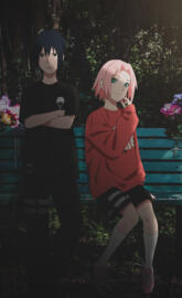 Sasuke and Sakura 