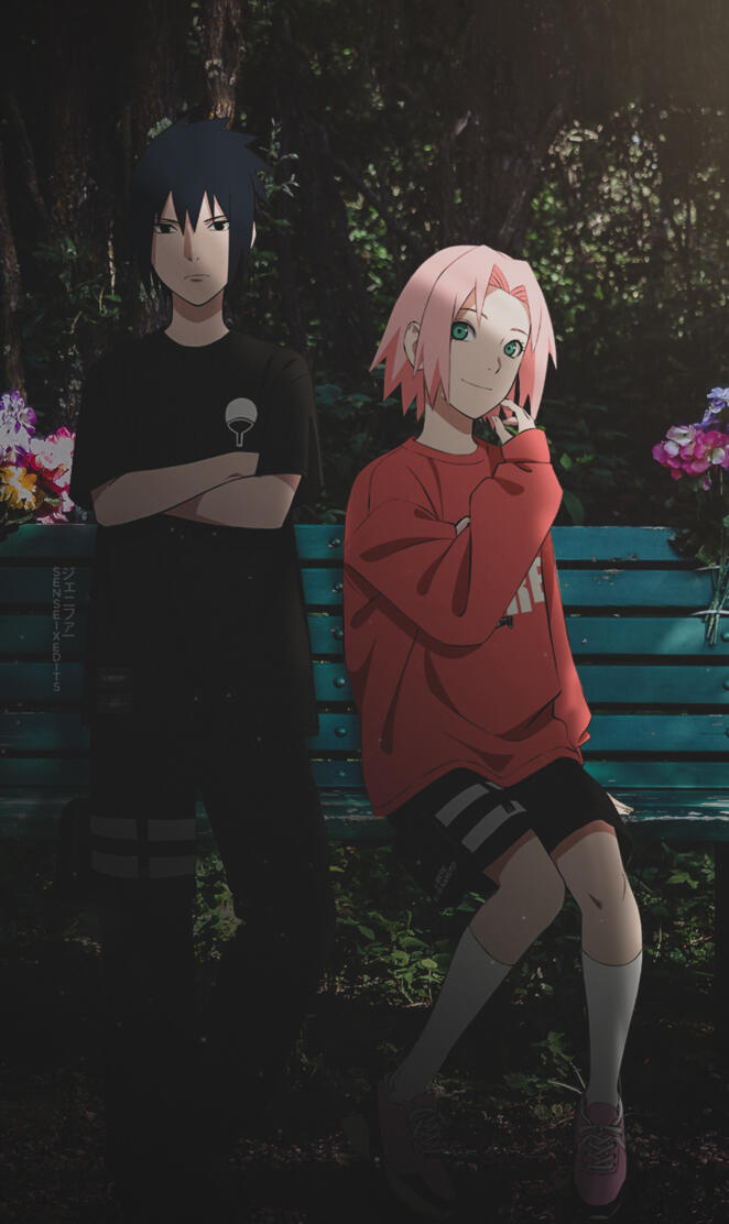 Sasuke and Sakura 