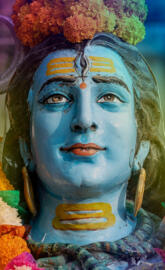 Lord Shiva face art