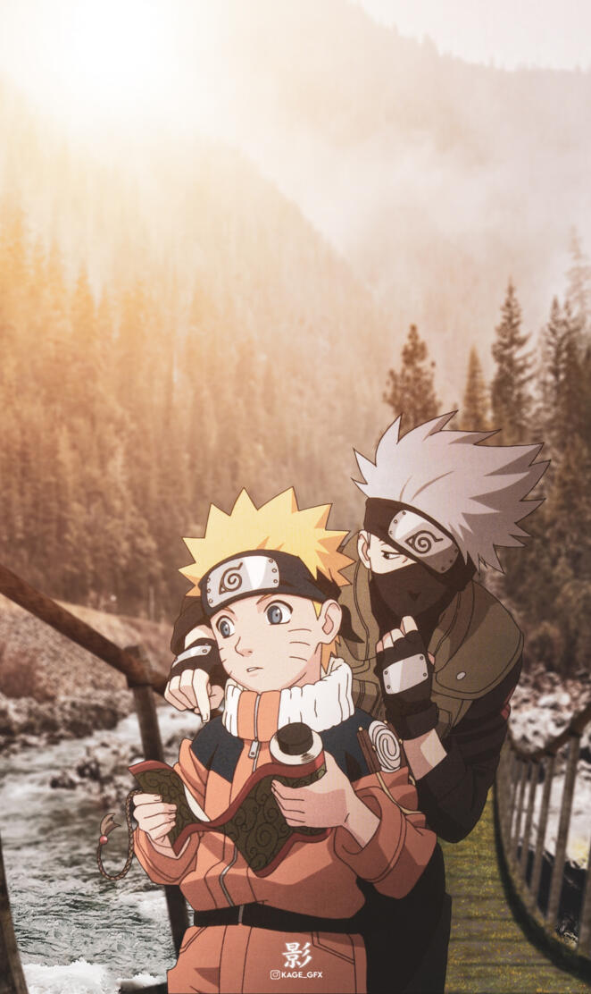 Naruto and kakashi