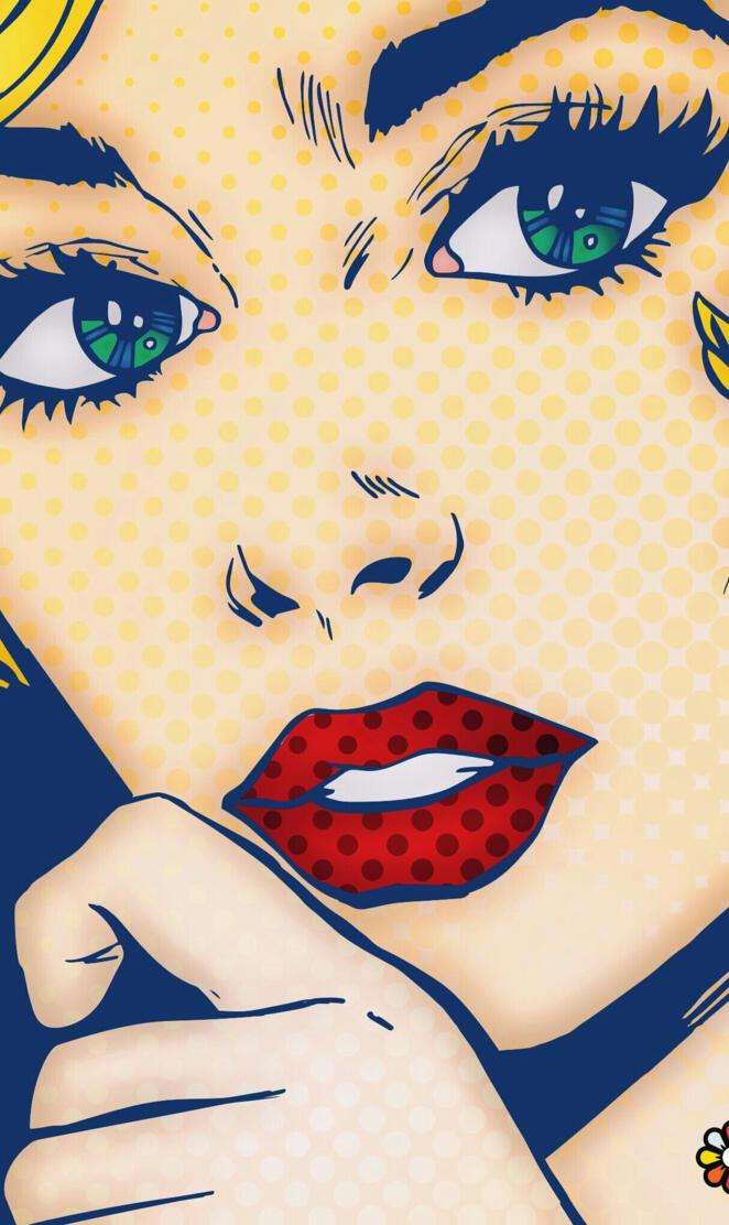 Pop art girl