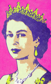 The Queen pop art