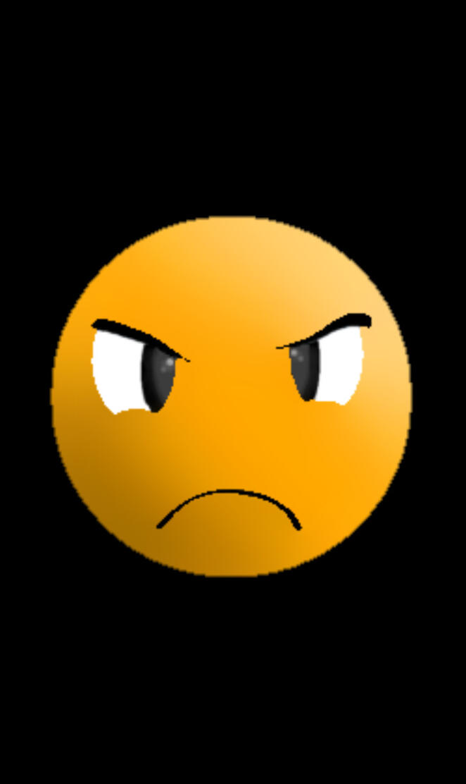 Realistic Angry Emoji