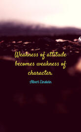 Weakness-of-Atitude 