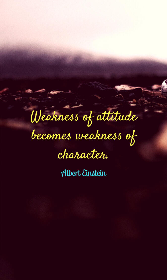 Weakness-of-Atitude 