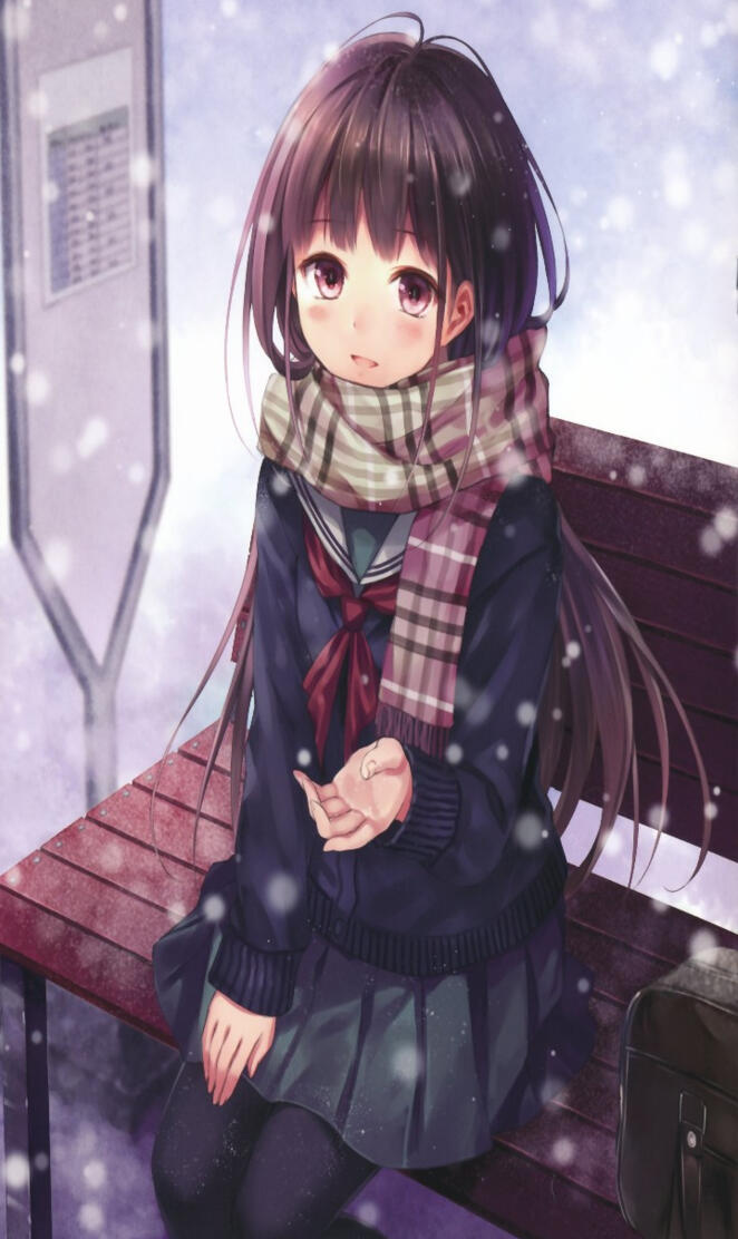 Anime Girl winter