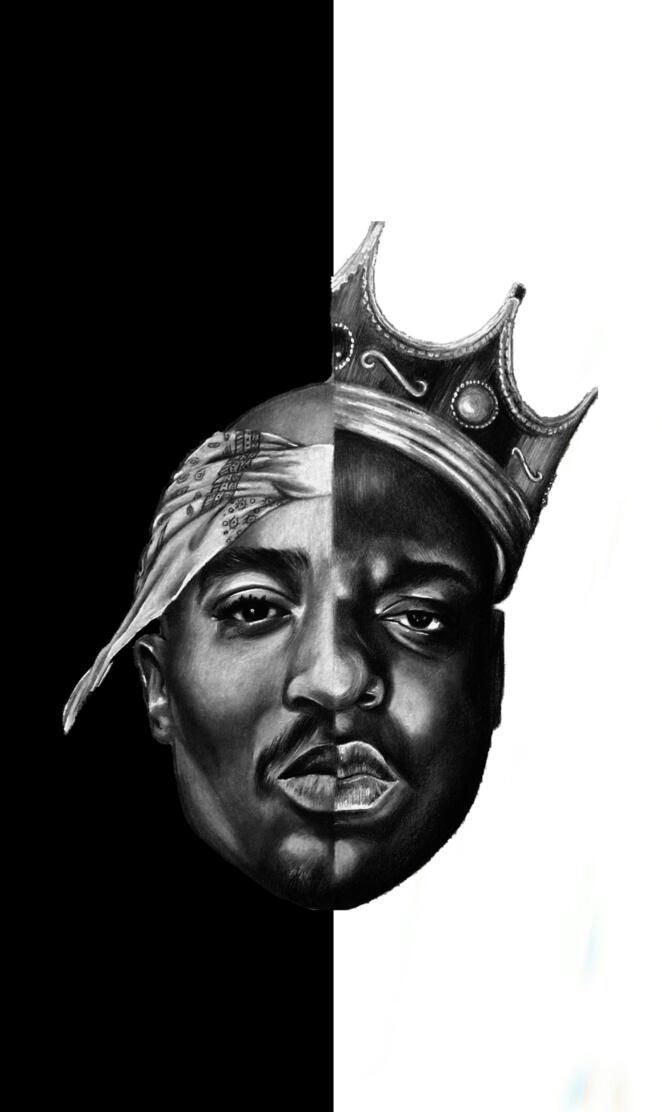 2Pac and Biggie