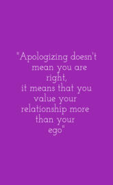 Apologize
