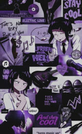 Earphone Jack violet