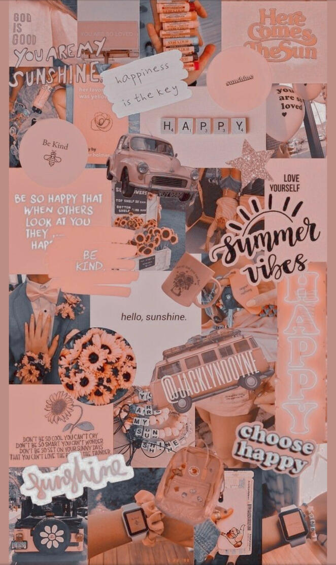 pink orange aesthetic