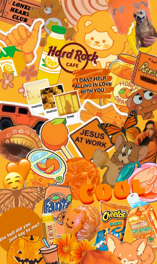 Orange aesthetic