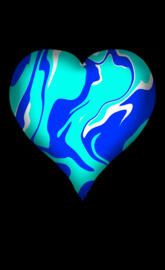 Blue Marble Heart