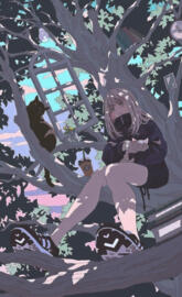 Green girl