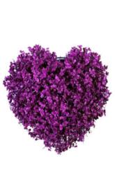 Purple Flowery Heart