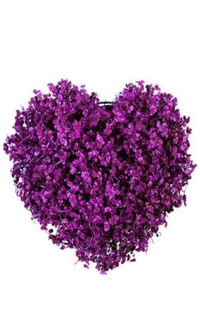Purple Flowery Heart