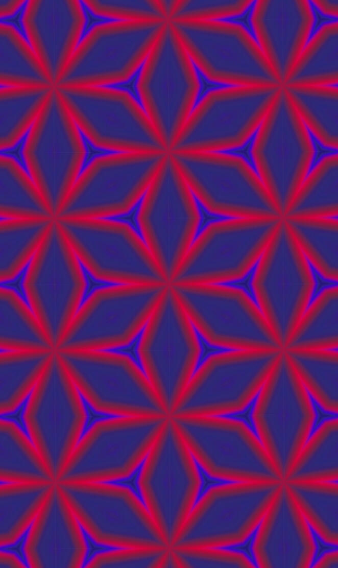 Red & Blue Starbursts