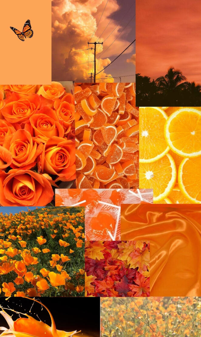 Orange aesthetic 