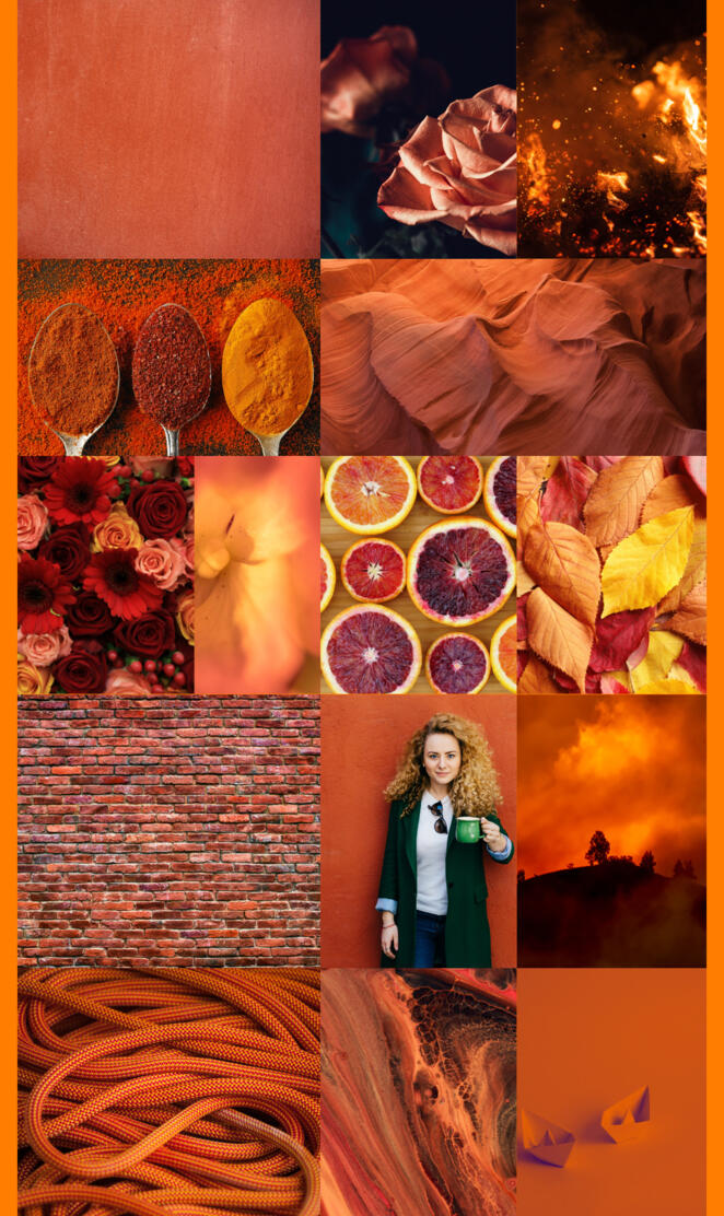 Orange Collage