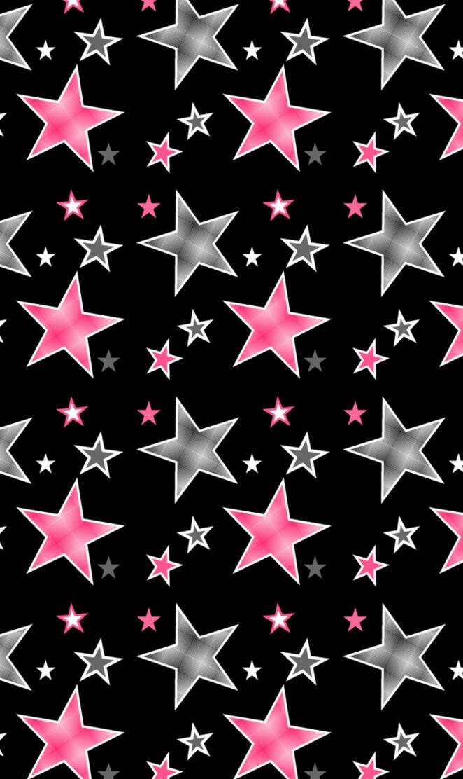 Pink and Grey Stars