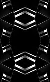 Black white silver 3d