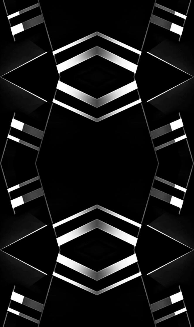 Black white silver 3d